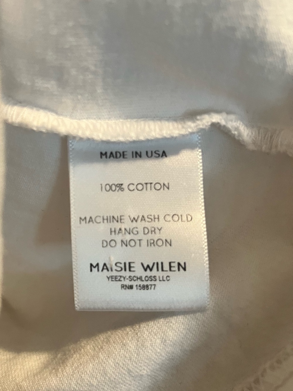 Maisie Wilen Paint by Number Butterfly cotton T-shirt Small Very Good Condition - Picture 6 of 11